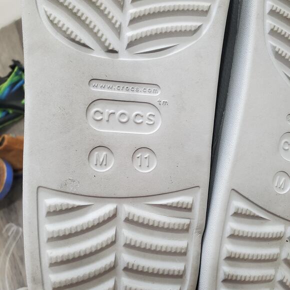 Crocs Shoes Mens Size 11 Gray Slip-On Comfort Clogs Work Nurse Chef Lightweight main image 5